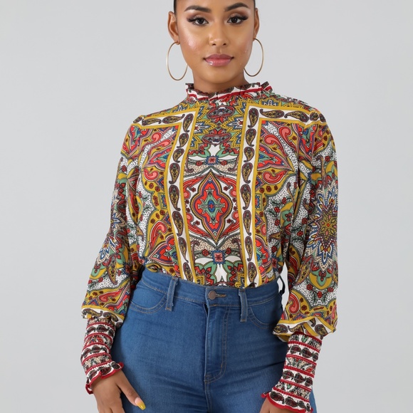 Mixed Feelings Blouse - Picture 5 of 5